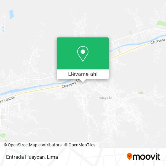Mapa de Entrada Huaycan