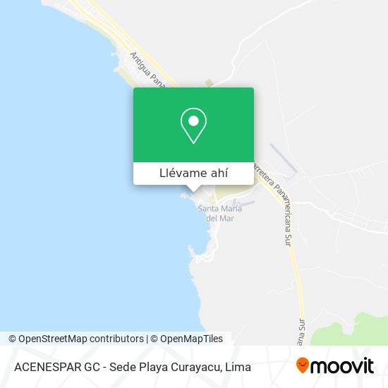 Mapa de ACENESPAR GC - Sede Playa Curayacu