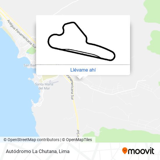 Mapa de Autódromo La Chutana