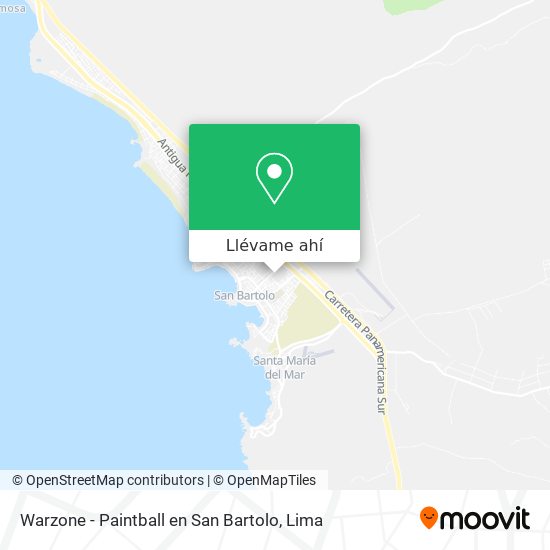 Mapa de Warzone - Paintball en San Bartolo