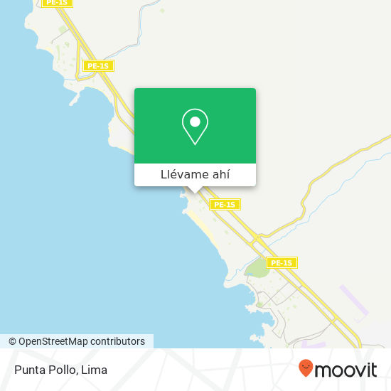 Mapa de Punta Pollo