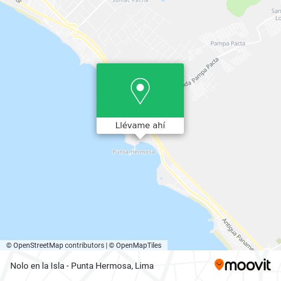 Mapa de Nolo en la Isla - Punta Hermosa