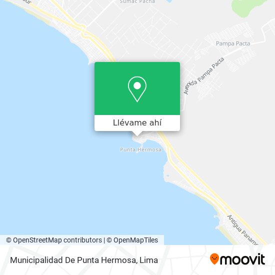 Mapa de Municipalidad De Punta Hermosa