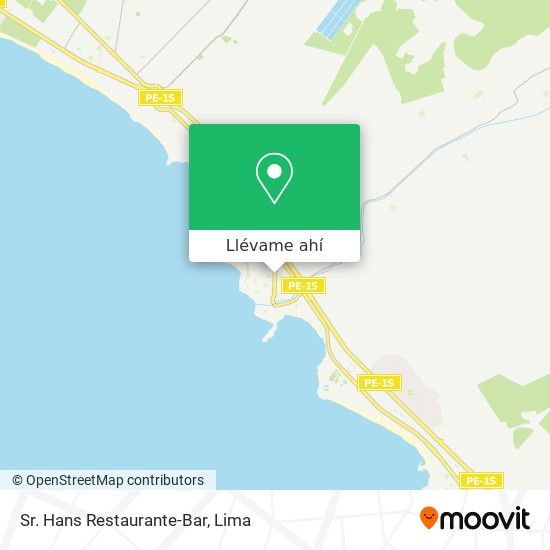 Mapa de Sr. Hans Restaurante-Bar