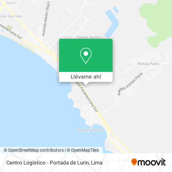 Mapa de Centro Logistico - Portada de Lurin