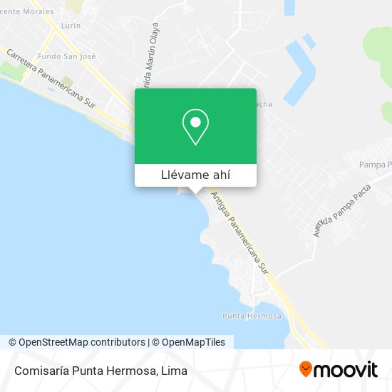 Mapa de Comisaría Punta Hermosa