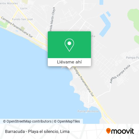 Mapa de Barracuda - Playa el silencio