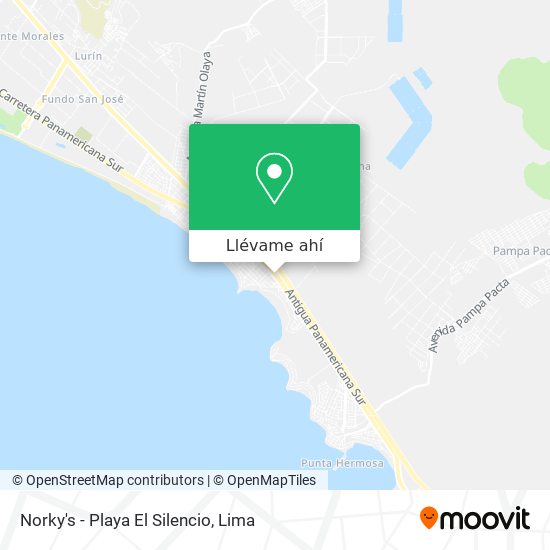 Mapa de Norky's - Playa El Silencio