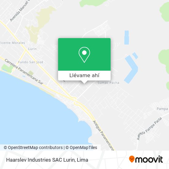 Mapa de Haarslev Industries SAC Lurin