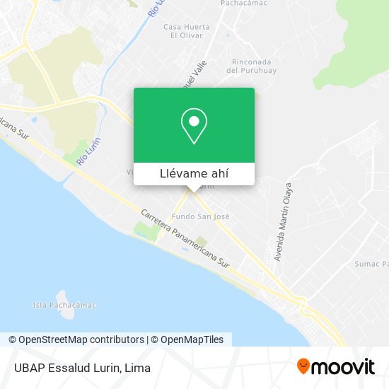 Mapa de UBAP Essalud Lurin