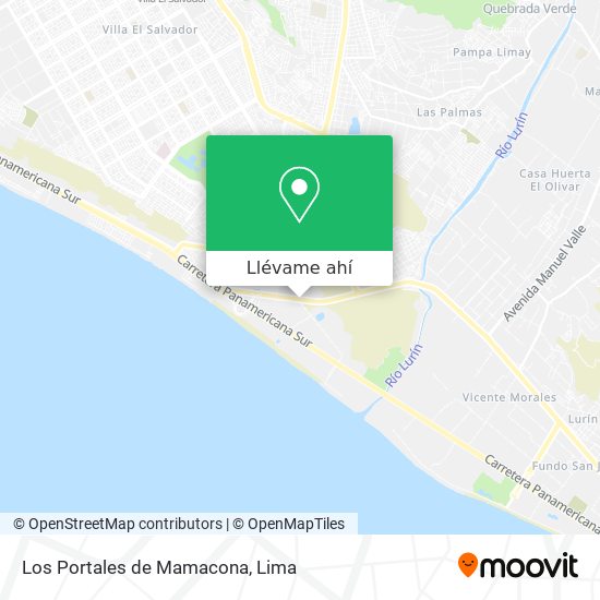 Mapa de Los Portales de Mamacona