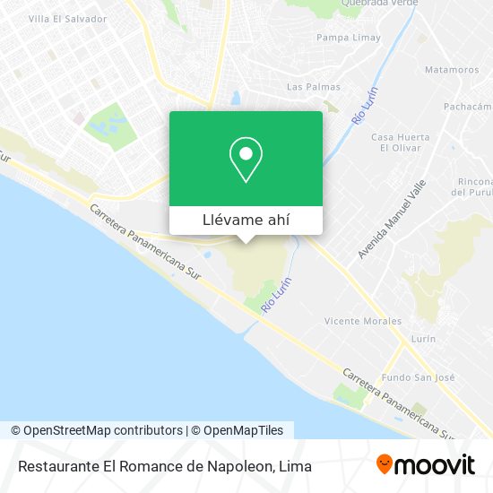 Mapa de Restaurante El Romance de Napoleon