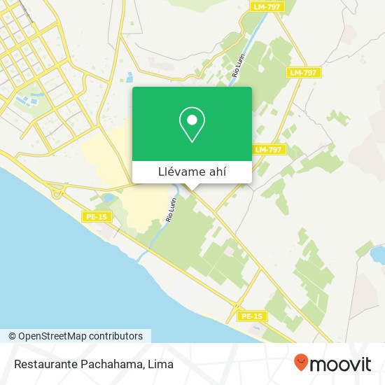 Mapa de Restaurante Pachahama
