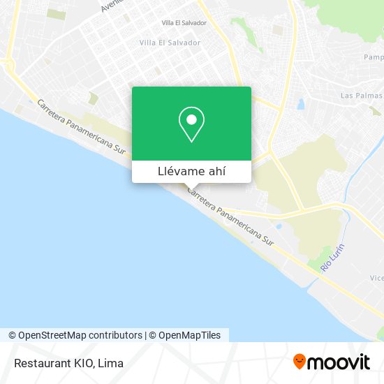 Mapa de Restaurant KIO