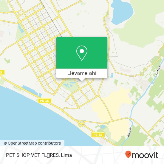 Mapa de PET SHOP VET FL🐾RES