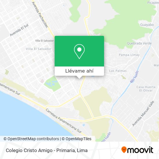 Mapa de Colegio Cristo Amigo - Primaria