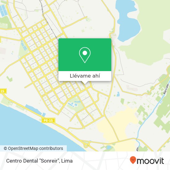 Mapa de Centro Dental "Sonreir"
