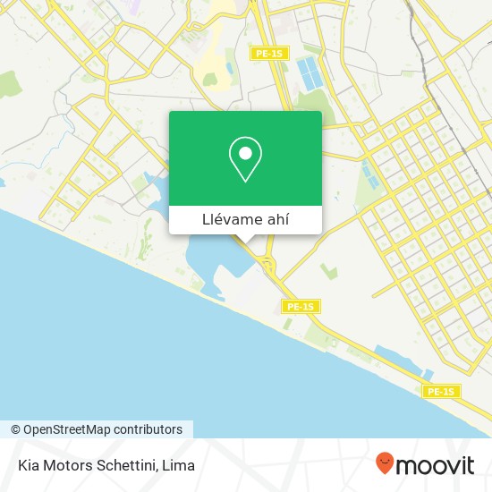 Mapa de Kia Motors Schettini