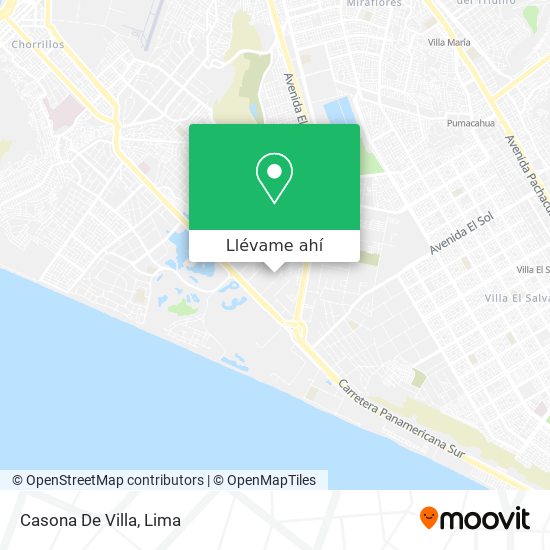 Mapa de Casona De Villa