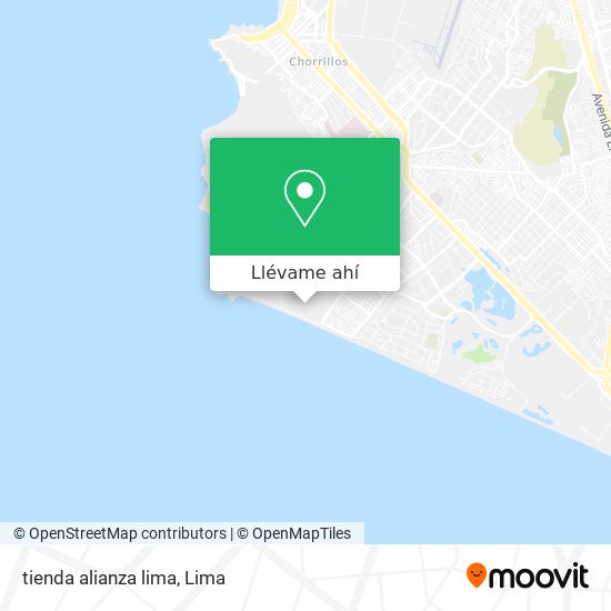 Mapa de tienda alianza lima