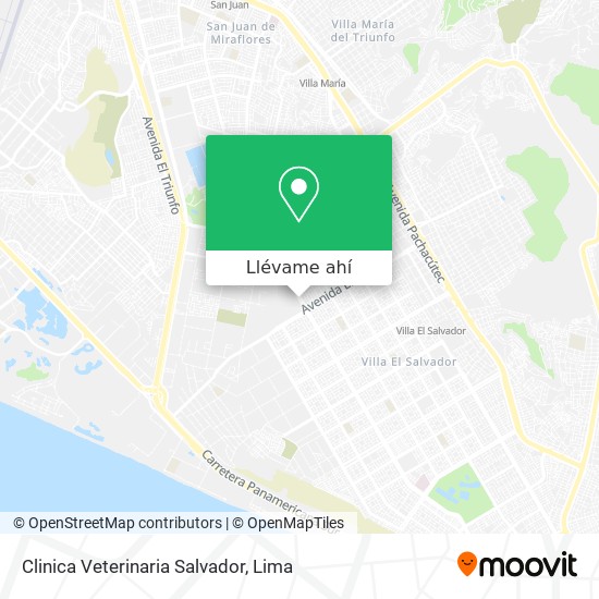 Mapa de Clinica Veterinaria Salvador