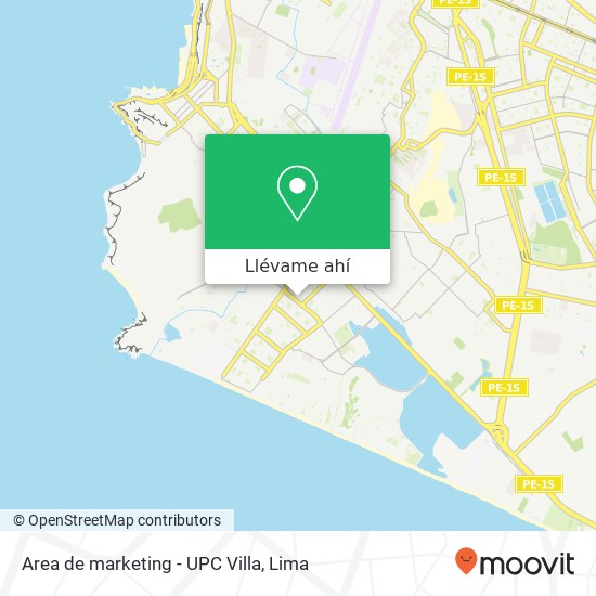 Mapa de Area de marketing - UPC Villa