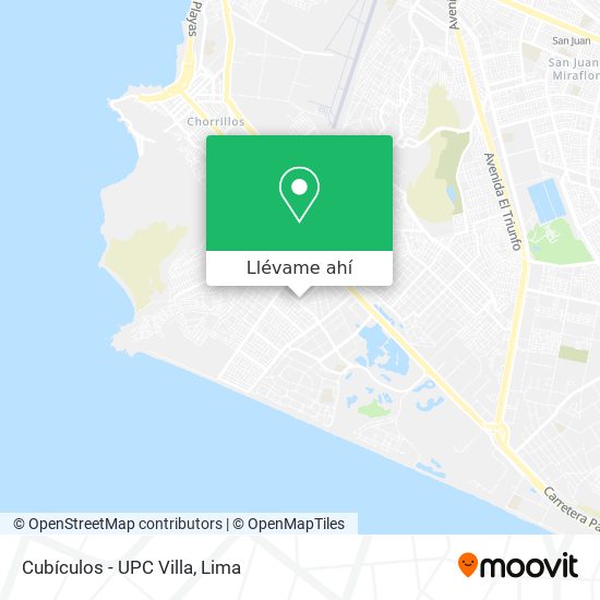 Mapa de Cubículos - UPC Villa