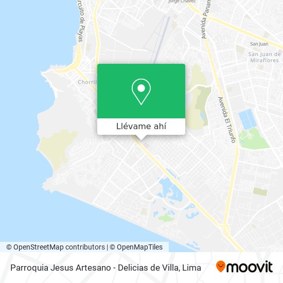 Mapa de Parroquia Jesus Artesano - Delicias de Villa