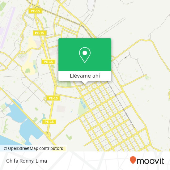 Mapa de Chifa Ronny