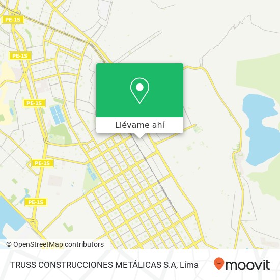 Mapa de TRUSS CONSTRUCCIONES METÁLICAS S.A