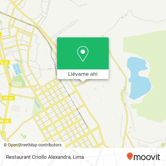 Mapa de Restaurant Criollo Alexandra