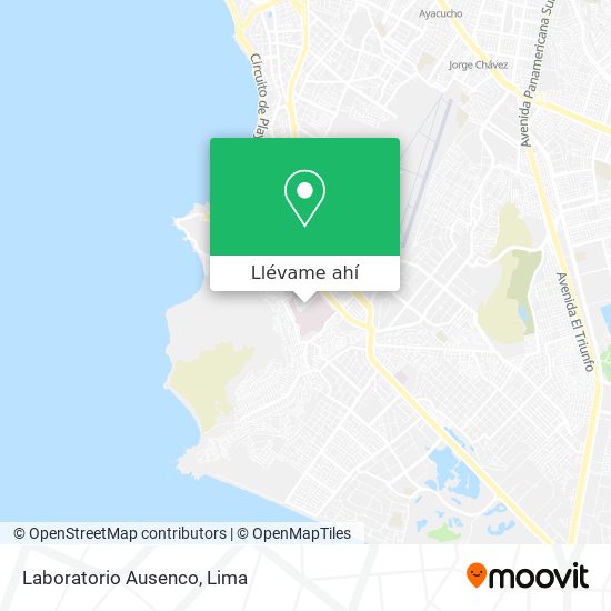 Mapa de Laboratorio Ausenco