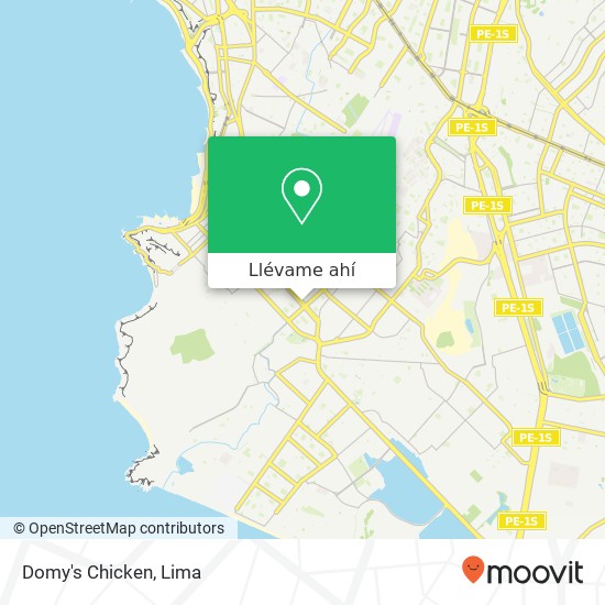 Mapa de Domy's Chicken