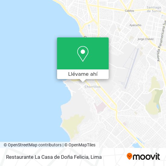 Mapa de Restaurante La Casa de Doña Felicia