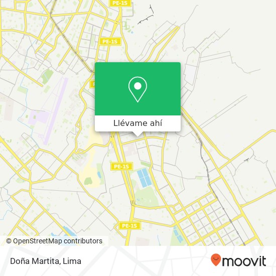 Mapa de Doña Martita
