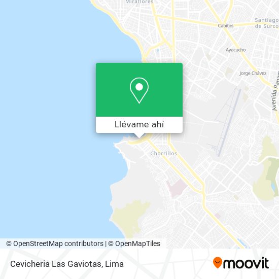 Mapa de Cevicheria Las Gaviotas