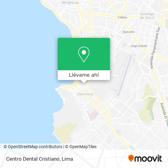 Mapa de Centro Dental Cristiano