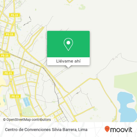 Mapa de Centro de Convenciones Silvia Barrera