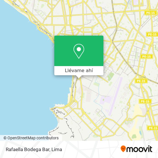 Mapa de Rafaella Bodega Bar