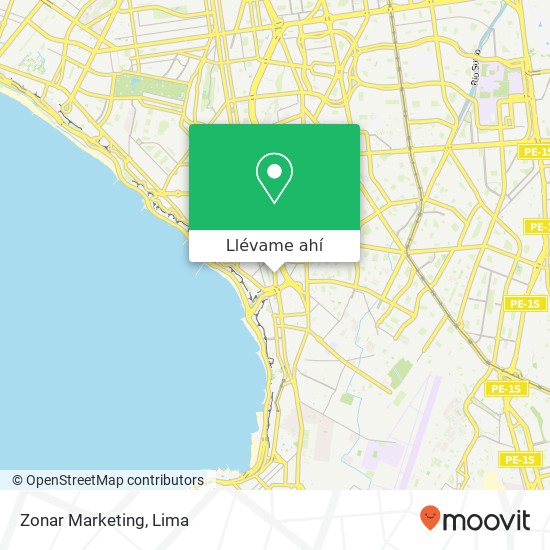Mapa de Zonar Marketing