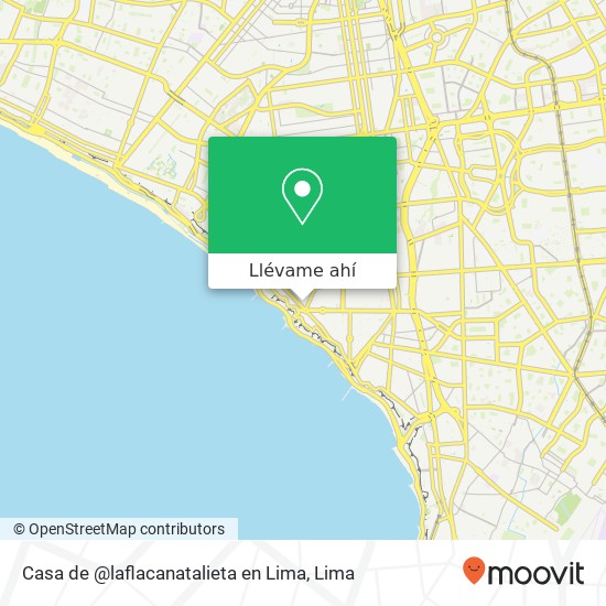 Mapa de Casa de @laflacanatalieta en Lima