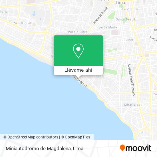 Mapa de Miniautodromo de Magdalena