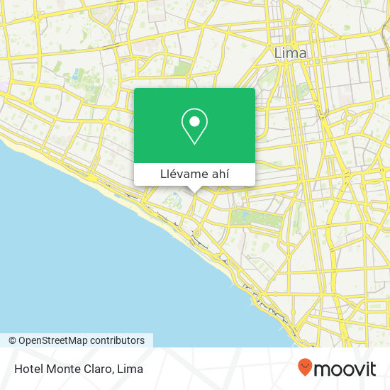 Mapa de Hotel Monte Claro