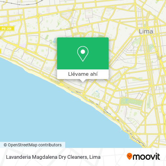 Mapa de Lavanderia Magdalena Dry Cleaners