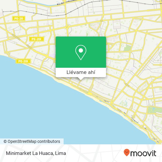Mapa de Minimarket La Huaca
