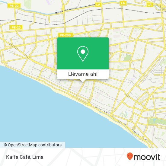 Mapa de Kaffa Café