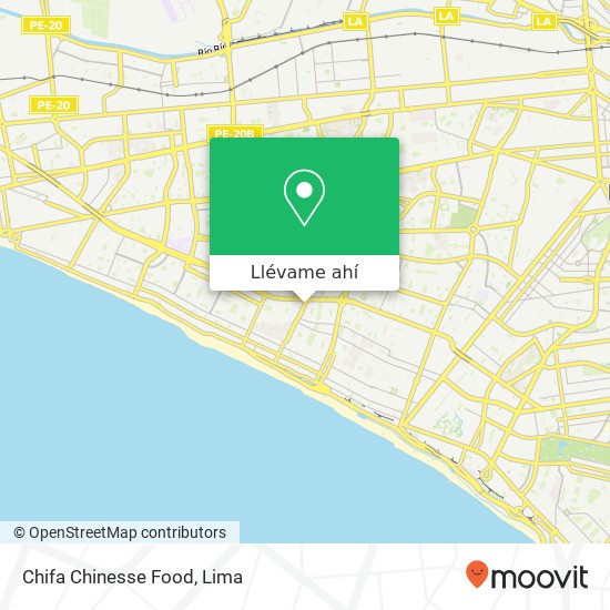 Mapa de Chifa Chinesse Food
