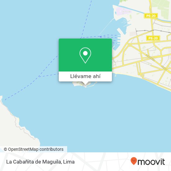 Mapa de La Cabañita de Maguila