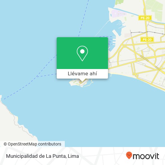 Mapa de Municipalidad de La Punta