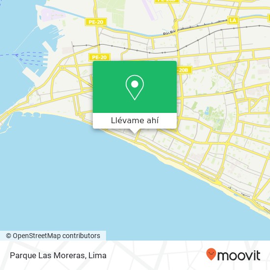 Mapa de Parque Las Moreras